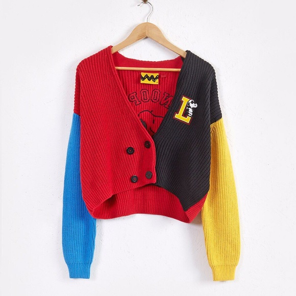 Lazy Oaf x Snoopy Varsity Cardigan - Picture 4 of 6